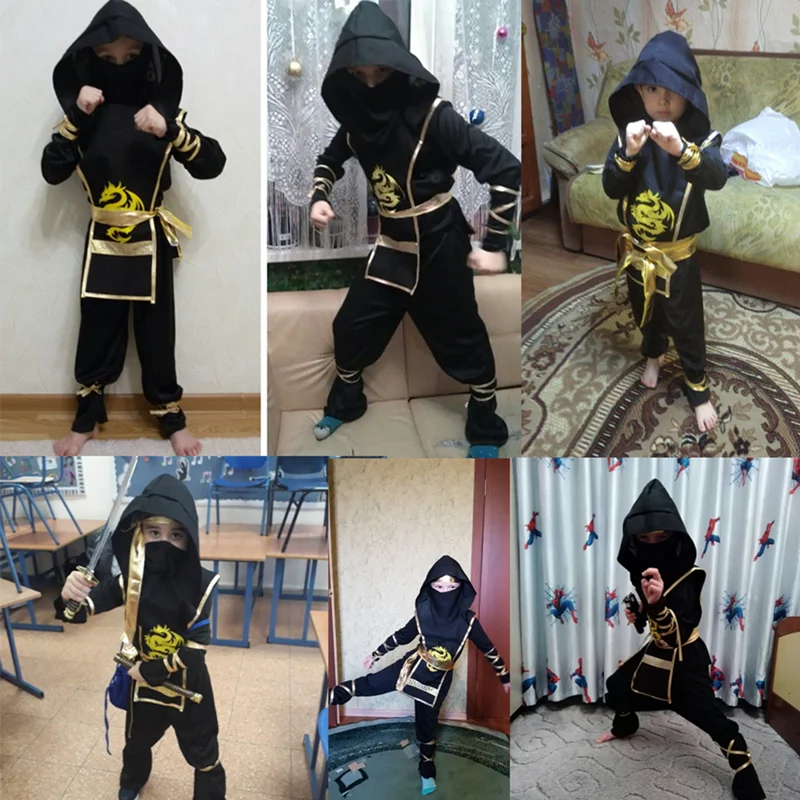 Boys Ninja Costume with Martial Arts Accessories