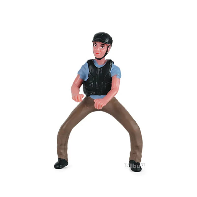 DIY Horse Race Model Horseman Farm Animal Figurines Action & Toy Figures ABS Emulation Toys for Children Christmas Birthday Gift
