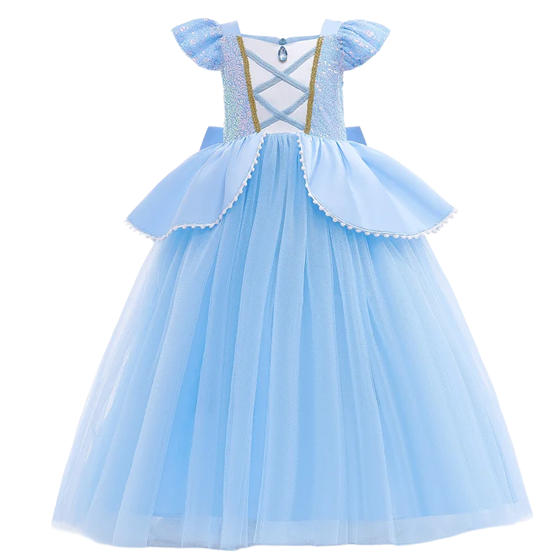 Girls Princess Costume Dress for Christmas, Carnival and Parties