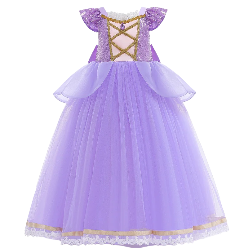 Girls Princess Costume Dress for Christmas, Carnival and Parties