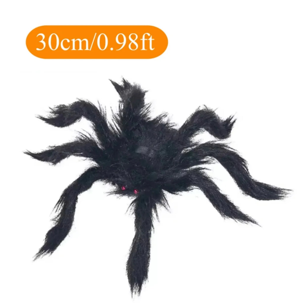 Giant Plush Spider Halloween Decoration Party Prop