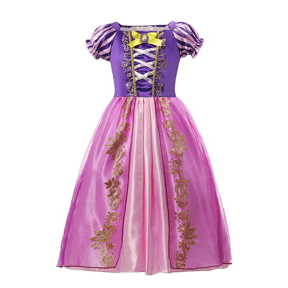 Girls Princess Costume Dress for Christmas, Carnival and Parties