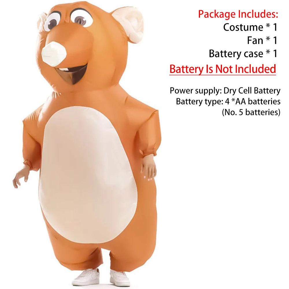 Adult Inflatable Mouse Costume for Halloween & Carnival