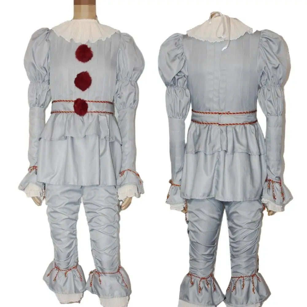 Men’s Horror Clown Cosplay Costume for Halloween & Stage