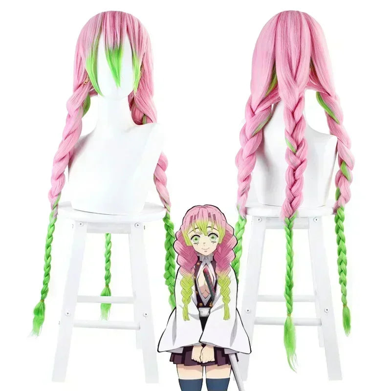 Anime-Inspired Uniform Cosplay Costume with Wig for Women