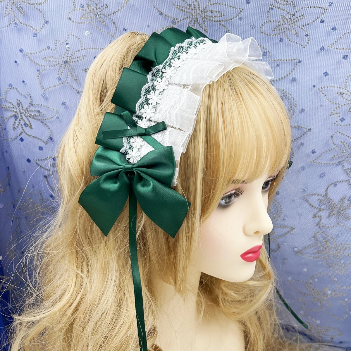 Sweet Lace Flower Maid Cosplay Headband Hair Accessory