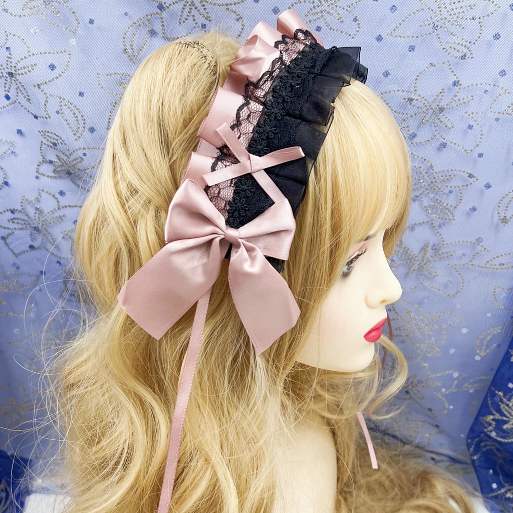 Sweet Lace Flower Maid Cosplay Headband Hair Accessory