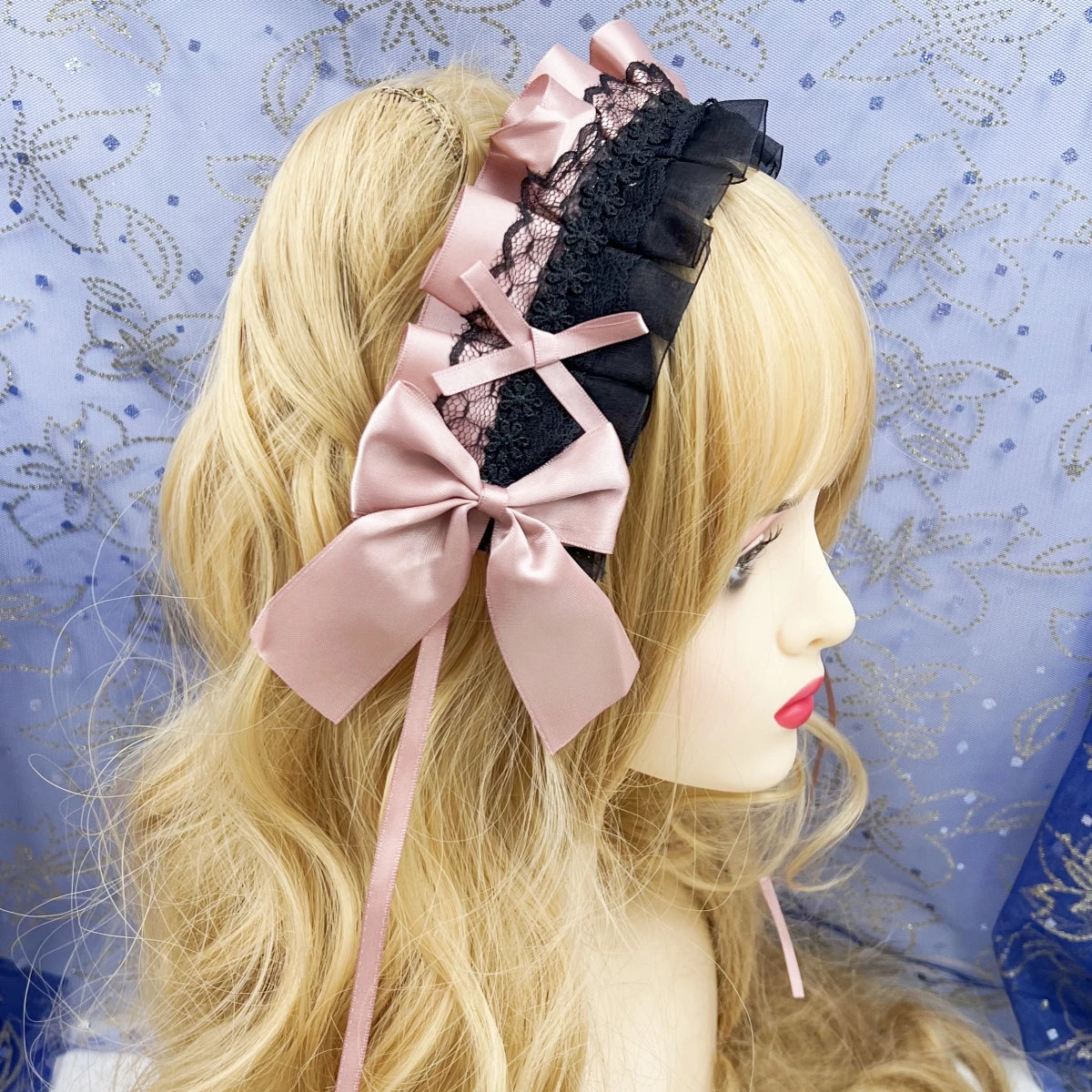 Sweet Lace Flower Maid Cosplay Headband Hair Accessory