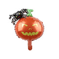 12pcs Halloween Mini Pumpkin Ghost Balloons Bat Spider Witch Monster Head Foil Balloon Globos Halloween Party Supplies