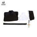 Women’s Gothic Nun Horror Costume Black Halloween Outfit