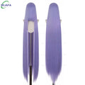 150cm Long Straight Cosplay Wig with Bangs Heat Resistant