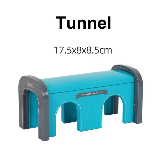 All Kinds of Wooden Train Tracks Accessories Beech Wood Railway Tracks Wooden Bridge Tunnel Fit for Wood Tracks Toys