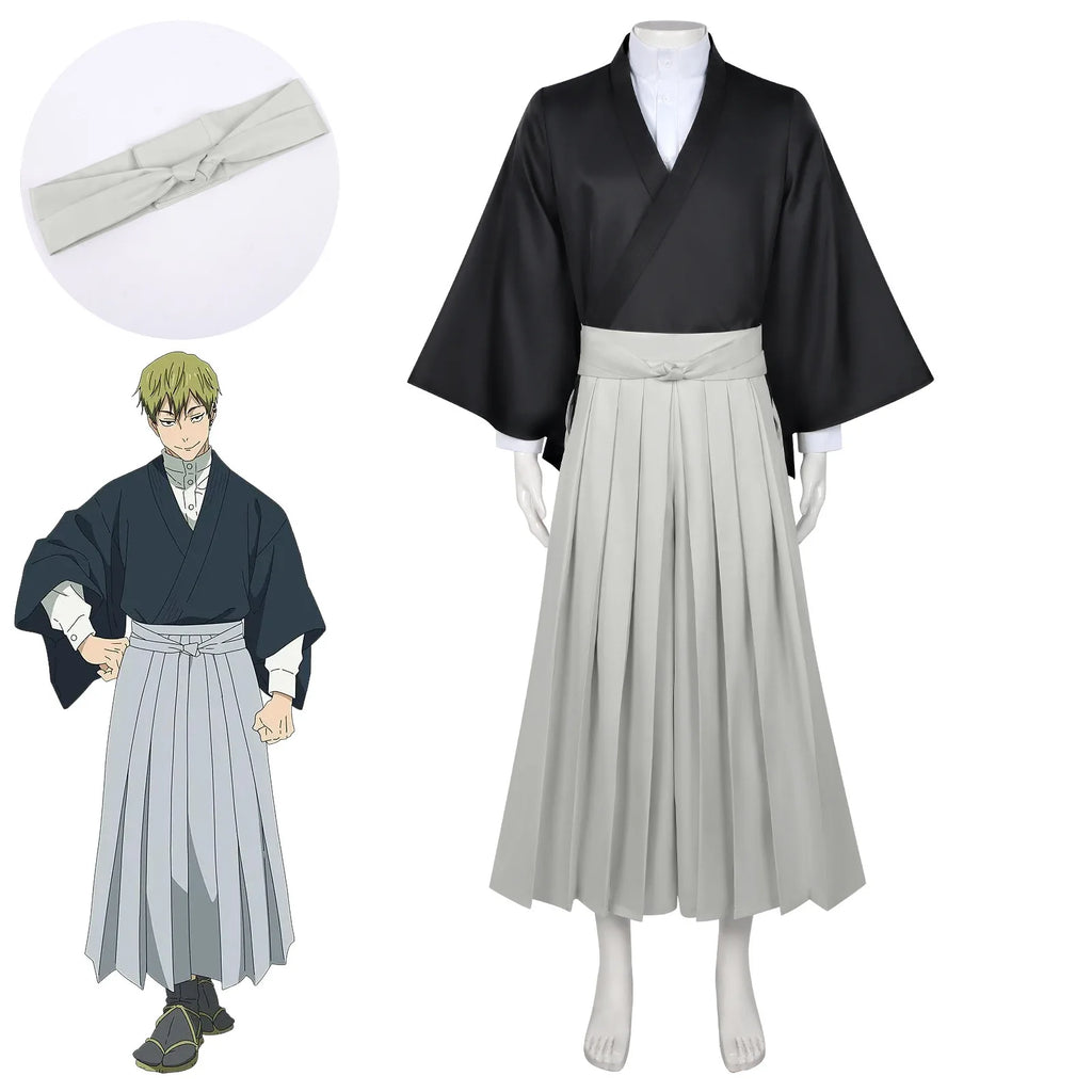 Unisex Anime-Inspired Kimono Cosplay Costume Custom Size