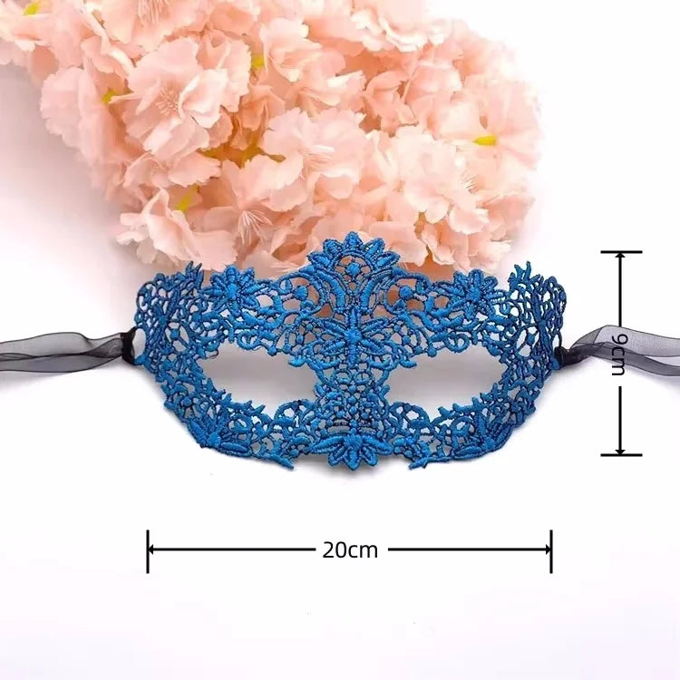 Gold Silver Lace Masquerade Eye Mask for Costume Parties