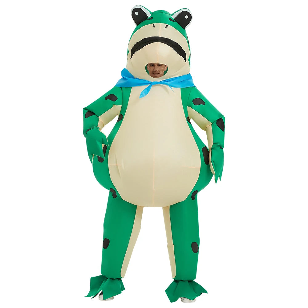 Inflatable Frog Costume Full Body Blow Up Suit