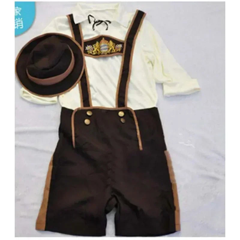 Men’s Bavarian Oktoberfest Costume Set for Festivals & Parties