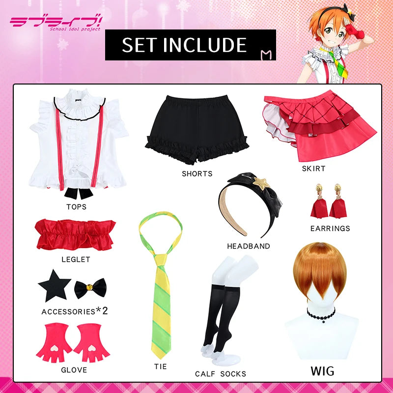 Women’s Anime-Inspired Carnival Uniform Cosplay Costume