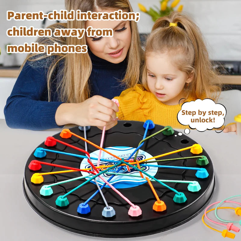 2026 New Rope Breaking Battle Challenge Puzzle Toy Knot Toy Children's Rope Decoding Game Logic Training