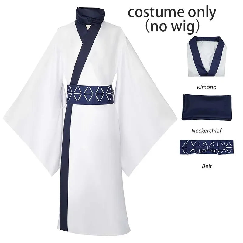 Japanese-Inspired Kimono Hanfu Cosplay Costume for Adults