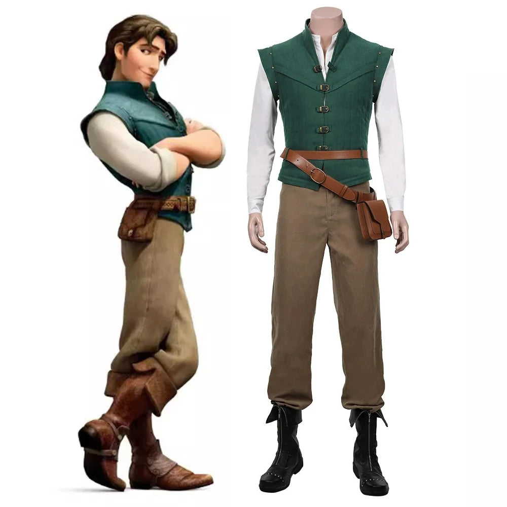 Charming Adventurer Costume Adult Medieval Halloween Outfit