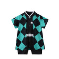 Cartoon Cosplay Outfit Baby Boy Girl Outfit Infant Clothes Toddler Costume Romper Jumpsuit 0-18 Months Newborn Short Sleeve baby