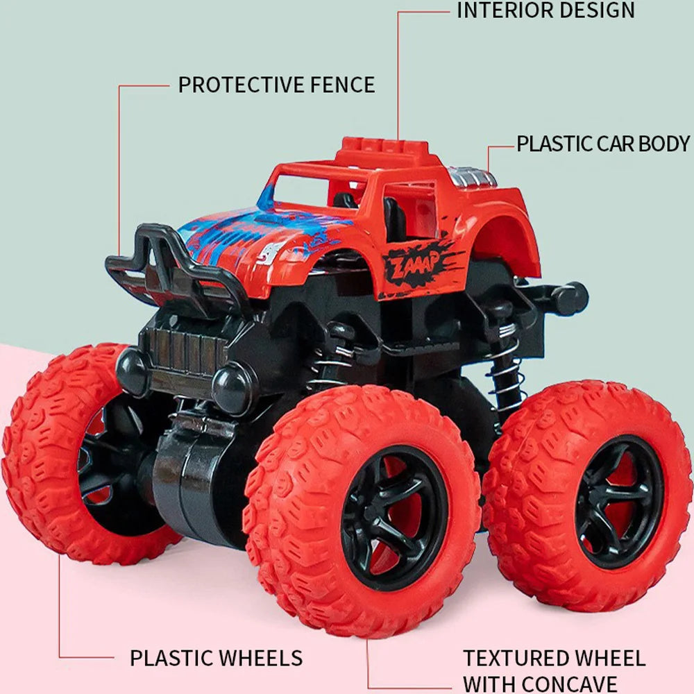 4PCS/2PCS/1PC Inertial Off-Road Vehicle Toys - Suitable for Halloween, Christmas, Boys and Girls Gifts