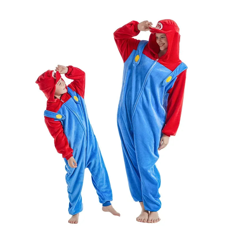 Cartoon-Inspired One-Piece Pajama Cosplay Costume