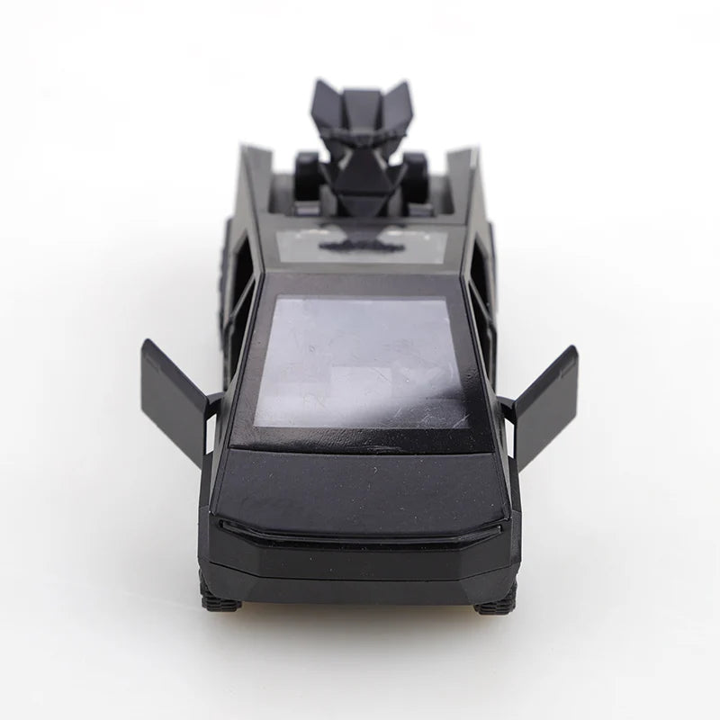 (Bagged) 1:36 Alloy Pickup CyberTruck Pull-Back Car Collection for Boys and Children, One Large and One Small Vintage Toy Car