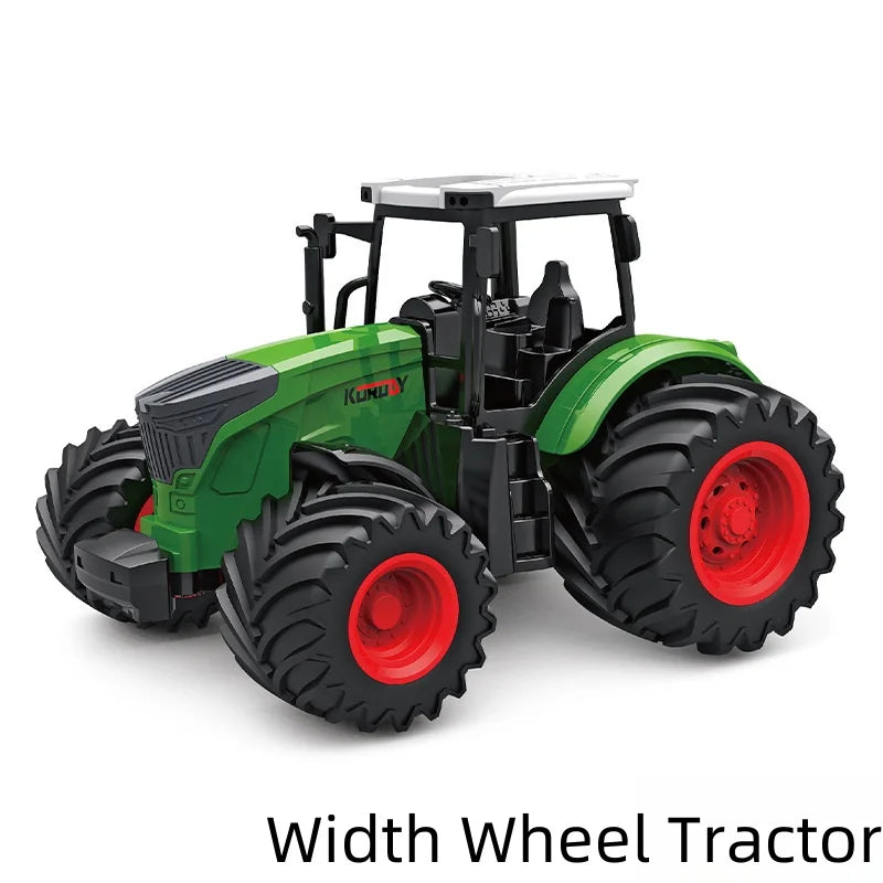 Large Scale Tractor Toys DIY Farmer Car Playset Toy Transport Trailer Engineering Birthday Gifts