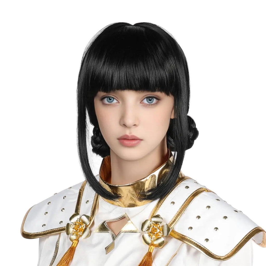 Long Purple Braid Wig Women Purple Wig With Braids Ponytail Clip Anime Cosplay Synthetic Hair Halloween Costume Adult Accessory