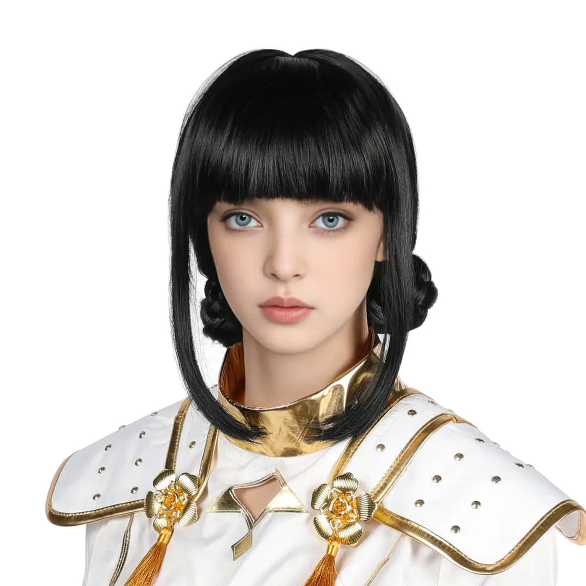 Long Purple Braid Wig Women Purple Wig With Braids Ponytail Clip Anime Cosplay Synthetic Hair Halloween Costume Adult Accessory