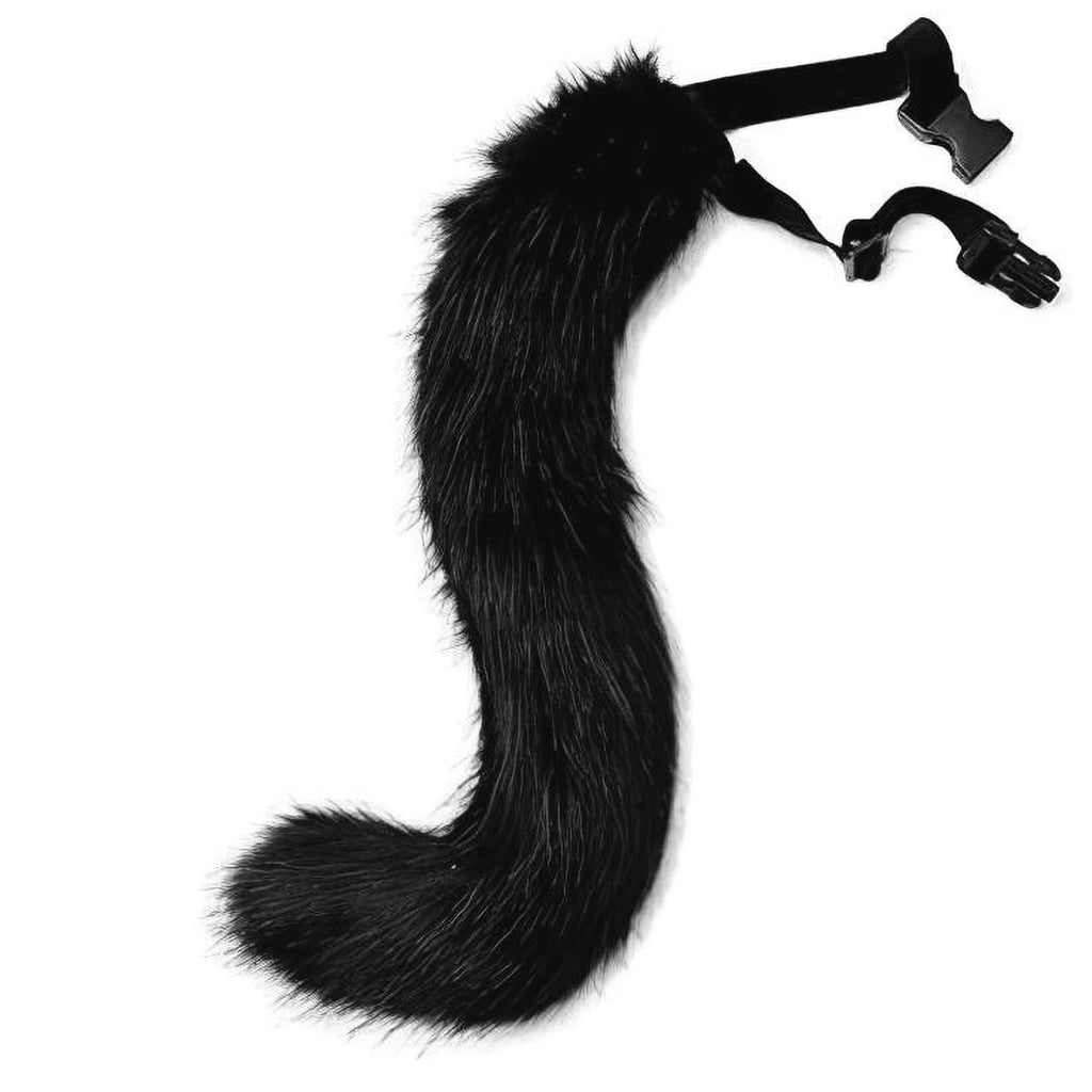 Plush Cat and Fox Tails for Cosplay and Costume Parties