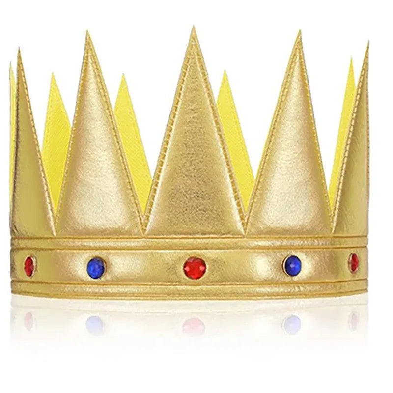 Birthday Party Crown Hats for Kids and Adults King Queen