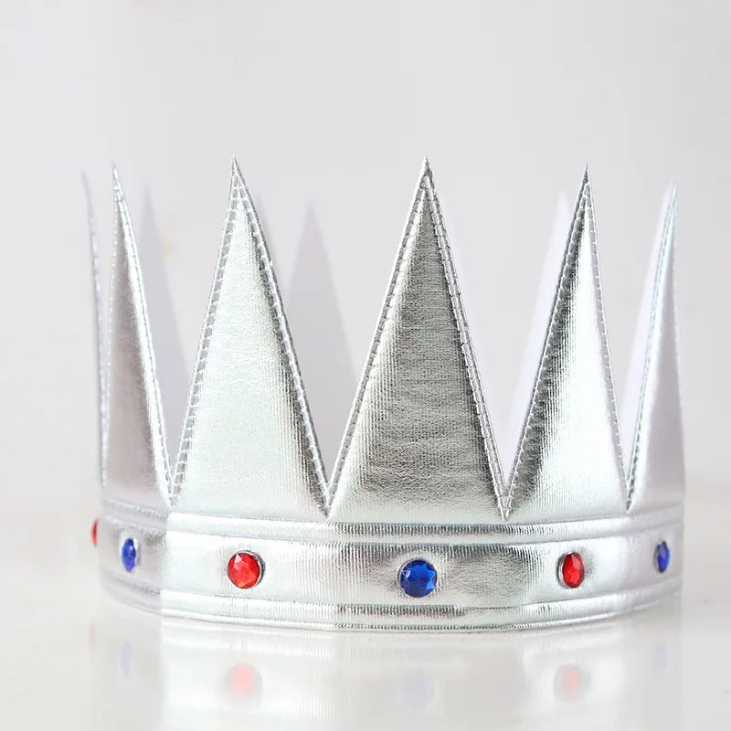 Birthday Party Crown Hats for Kids and Adults King Queen