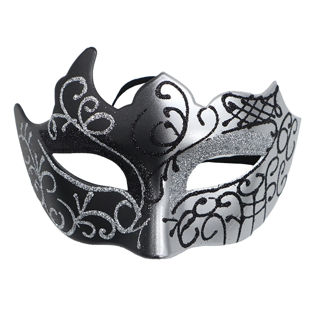 Men's Masquerade Mask with Elastic Strap for Costume Parties