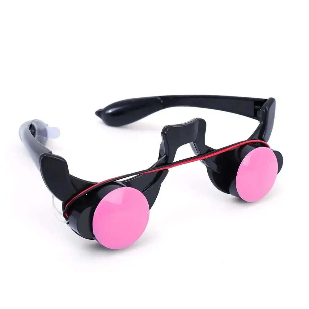 Halloween Red Eye Glasses Glow in the Dark Costume Prop