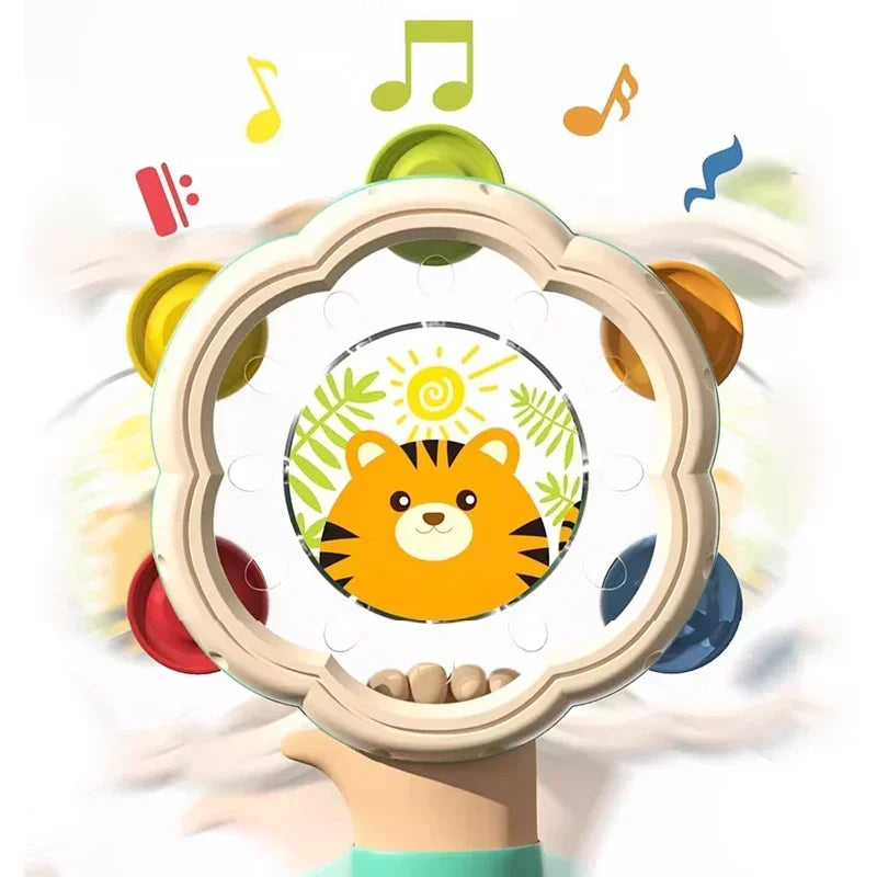Baby Musical Instruments Drum Toys Montessori Learning Toys for Toddlers 1-3 Baby Early Hand Development Interactive Music Toys