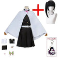 Anime-Inspired Kimono Cosplay Costume with Wig for Women
