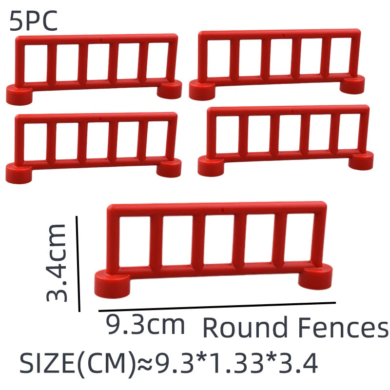 Big building blocks house accessory parts roof window wall construction assemble  bricks educational toys for children gift