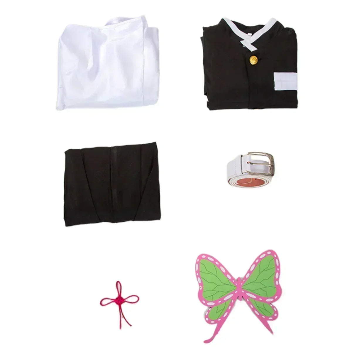 Anime-Inspired Kimono Cosplay Costume with Wig for Women
