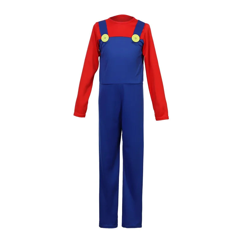 Boys Red and Green Game Character Costume Set
