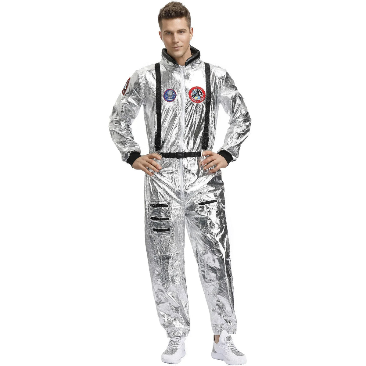 Astronaut Spacesuit Costume Silver Space Suit