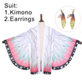 Women's Butterfly-Inspired Kimono Cosplay Cardigan Robe