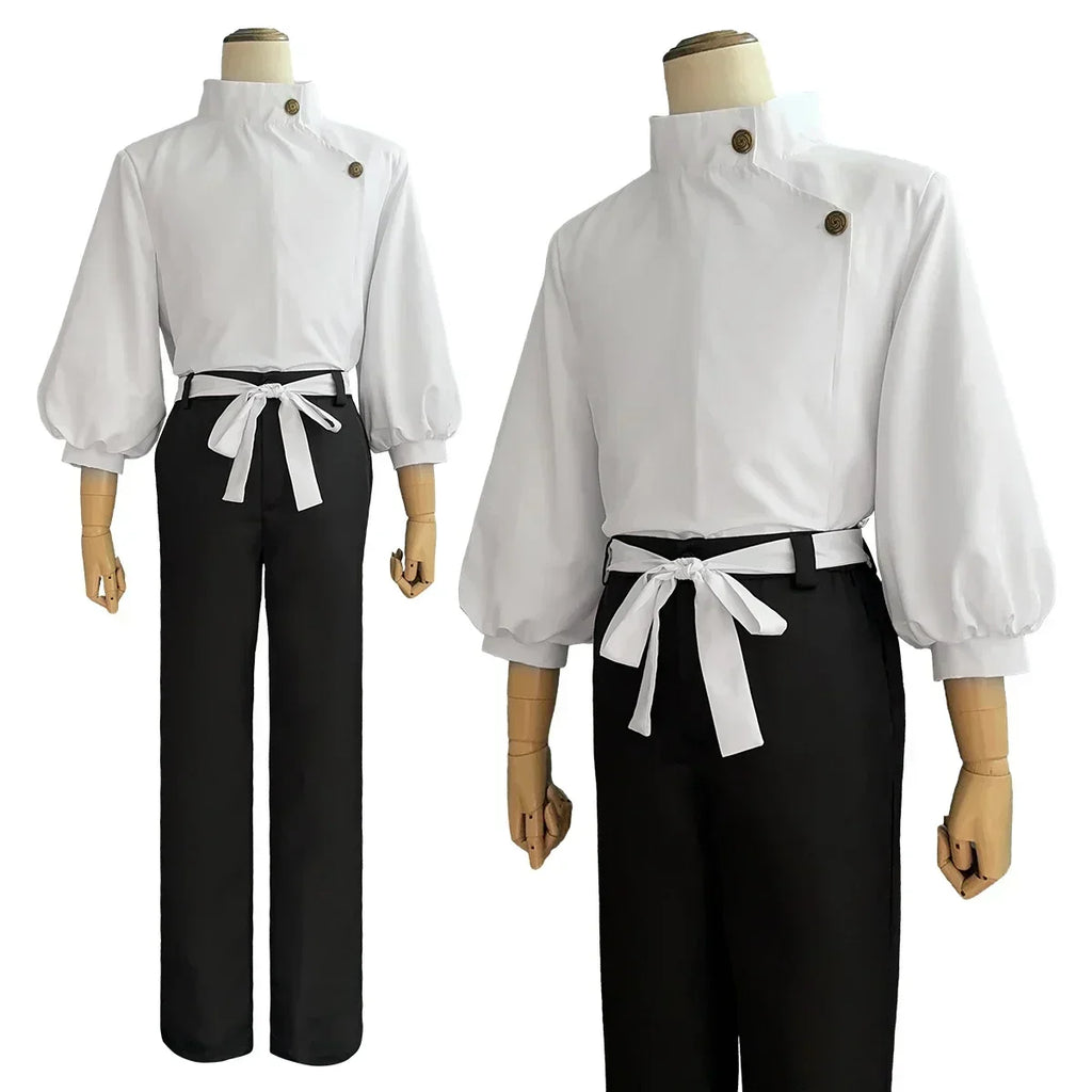Anime Inspired Cosplay Costume Set with Wig Jacket and Pants