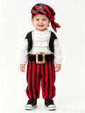Umorden Pirate Captain Costume for Baby Boy Toddler Halloween Christmas Birthday Party Cosplay Fancy Dress