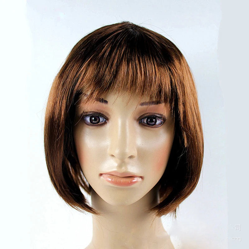 Short Bob Wig Synthetic Costume Wig for Cosplay & Parties