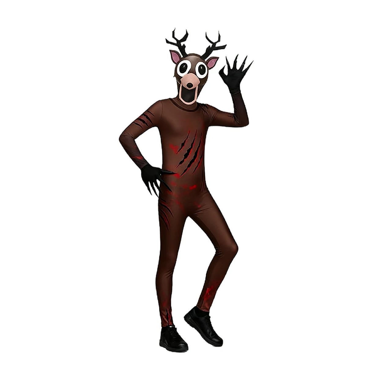 Forest Deer Animal Cosplay Jumpsuit for Kids & Adults