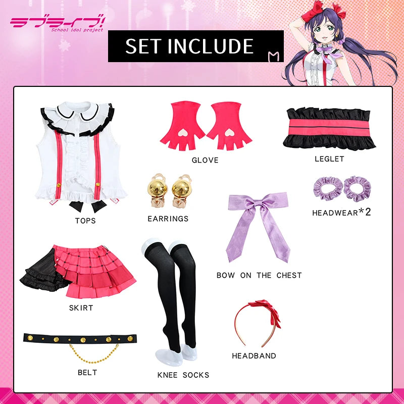 Women’s Anime-Inspired Carnival Uniform Cosplay Costume