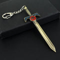 Thundercats Sword Mold Pendants Key Chain Metal Lion Mark Logo Keychains Key Rings Men Movie Jewelry Key Holder Chaveiro Gift