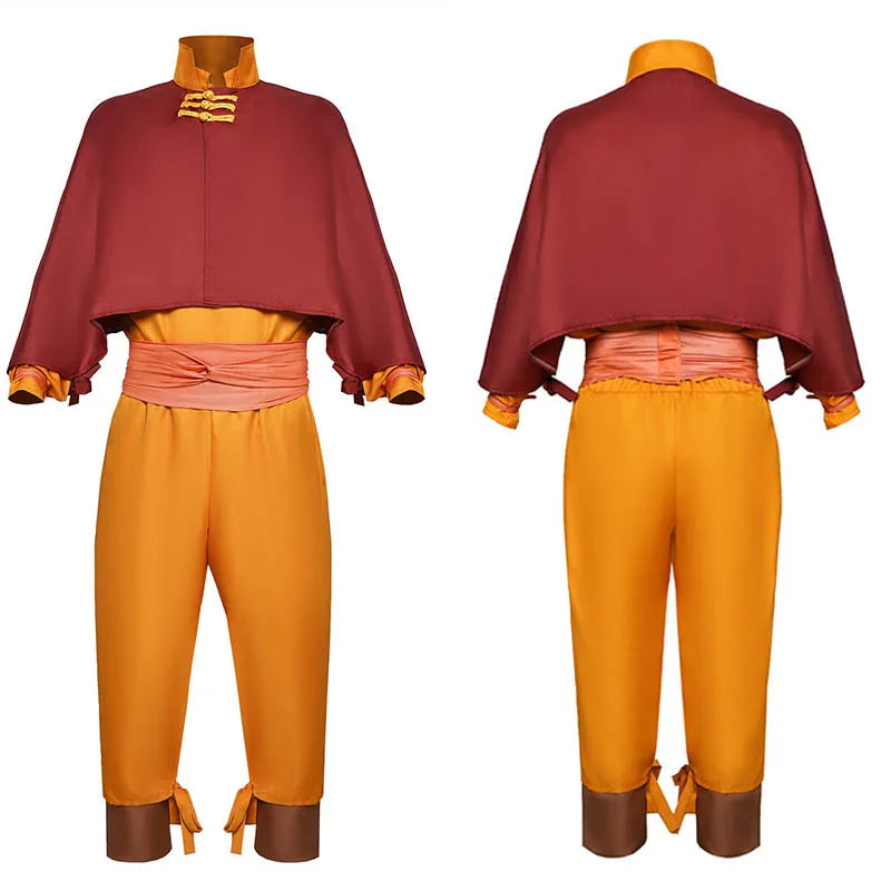 Air Nomad-Inspired Anime Cosplay Costume for Halloween